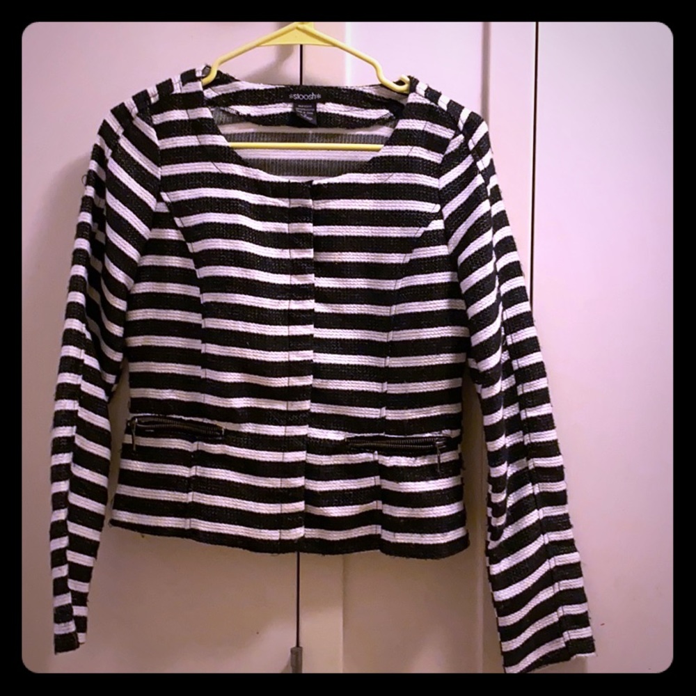Stoosh stripe jacket size M